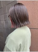 【katachi by Ange 高橋】外ハネボブ*透明感グレージュ