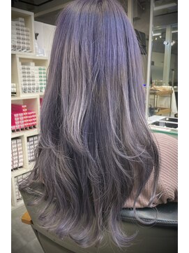 キャラ シャローネ 池袋(Chara Chalone) ホワイトベージュに抜けるブルーラベンダーアッシュグレー/池袋