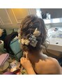 エクシア(EXCIA)&nbsp;友人の結婚式でヘアセットを担当させていただきました！