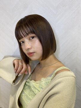 ロンド ストラーダ 心斎橋(Lond strada) シルキーベージュ×グレージュカラー【髪質改善/縮毛矯正】