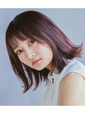 クールに外ハネ、ちょいモードなデザインカラー
