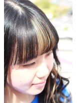 ビアージュ(Viage)&nbsp;#前髪インナー #ポイントカラー #デザインカラー #金髪