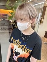 ディア(.eer) ハイトーン×ミニウルフ...酸性ストレート/ラベンダーグレージュ