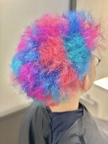 エイト 北千住店(EIGHT)&nbsp;メンズアフロ派手髪スタイル