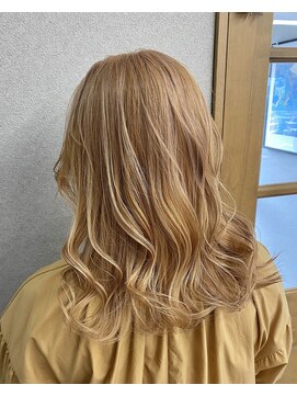 リズヘアー(RIZZ hair) 韓国風◯ハニーイエロー、ダブルカラー、グラデーションカラー