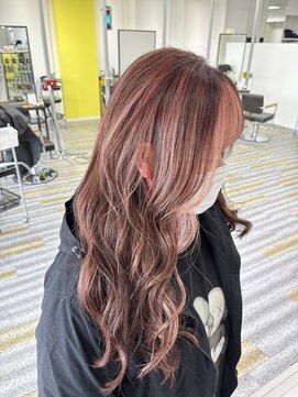 ストゥー(StueW.) ピンク×ハイライト[倉敷][岡山][倉敷美容室][岡山美容室]