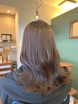シェール(cher) 【ビフォー→アフター】マロンベージュ【cher西宮北口:MAYA】