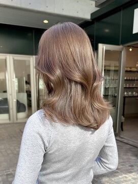 クム(kumu) 【kumu】ミルクティベージュ/ロングレイヤー/栄/名古屋