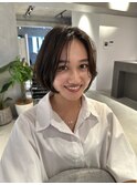 お客さまSTYLE◎暗髪ショートボブ