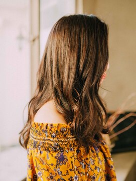 エクファ ヘア リゾート 大津 瀬田店(ex-fa hair resort) 夏ウエットヘアオリーブベージュデザインカラーレイヤーカット