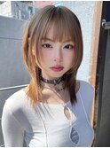 レイヤーミディ/ミディアムレイヤー/伸ばしかけレイヤー/韓国風