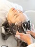レディース炭酸ヘッドスパ+ヘアカット　【￥9,500 →￥8,700】