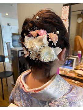 プレーゴ美容室 ヘアアレンジ