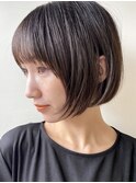 イメチェンショートボブ美髪のススメワイドバング