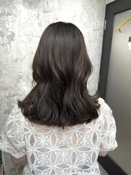 ヨペ(yeope) 【ワンカールとSカール】コテ巻き風パーマ/モカグレイカラー