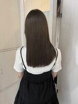 ムージー(moug)&nbsp;オリーブグレージュ×レイヤーカット