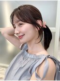 小顔効果抜群！前髪・顔周りカットで大人上品なヘアスタイル