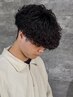 メンズカット+波巻きパーマ￥9900[大分駅/メンズカット／メンズパーマ]
