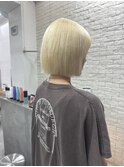 ブロンド/ボブ