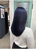 ダークネイビーカラー/ネイビーカラー/青髪[大宮駅]