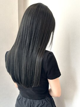 ラシアヘアー(LASIA HAIR) 【LASIA大分/牧駅徒歩5分】地毛風縮毛矯正/オリーブグレー