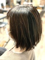 フラココ 神楽坂(hurakoko kagurazaka)&nbsp;【猪俣望】ナチュラルウィービング×肩ハネミディアムボブ