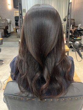 アッシュカラーグレージュカラー暗めカラーブルージュ