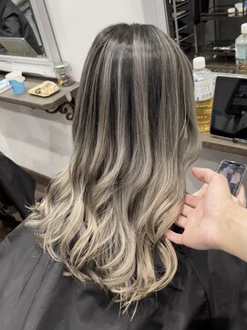 アンダーバーホワイト 広島 本通店(_WHITE) 広島バレイヤージュ/広島メンズバレイヤージュ