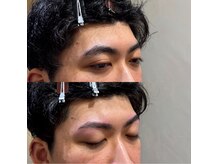 フィルム(film)の雰囲気(アイブロウ before after)