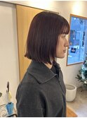 切りっぱなしボブ
