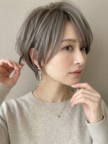 サンタフェ 岡崎店(Santa'Fe)&nbsp;白髪ぼかし似合わせ/小顔カット/ミディアムレイヤー/1