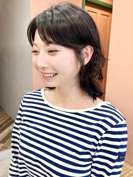 イギー(igggy) ミディアムレイヤー　パーマ　スパイラルパーマ　デジタルパーマ