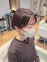 ゴットイール(GOTTO eel) ショートボブ/顔回りカット/チェリーブロッサム/ブリーチなし
