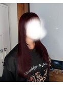 レイヤー×ボルドーカラー