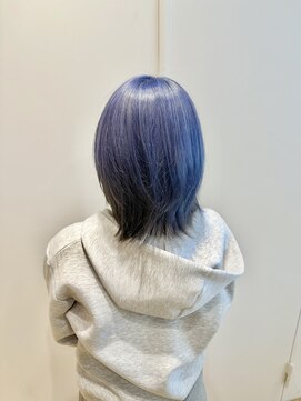 エイト新宿店(EIGHT shinjuku) ブルーアッシュカラー