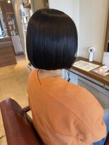 モップス 能見台店(MOPS) カットで作るパッツリボブ