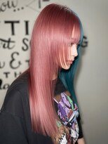 ヘアーデザインルアナ(Hair design Luana.)&nbsp;ピンク×ターコイズ
