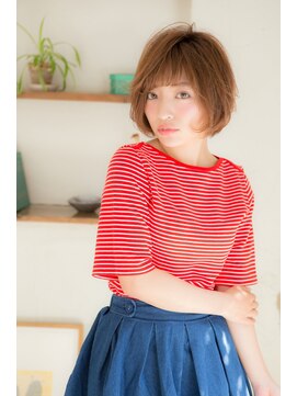 リトル ポルト 三宮(little×PORTO) ヌーディーショートボブ