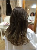 大人やわらかナチュロング☆ミントグレージュフェミニン