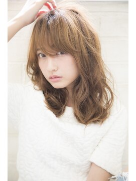 ガーランド (Garland) [Garland/表参道]☆フェアリー透け感ウェーブミディ☆