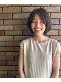 外ハネショートボブ