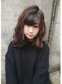 【揺れる毛先★ゆるふわカール大人ミディアム】