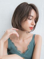 リリアン 表参道(relian) アッシュグレージュ ボブスタイル