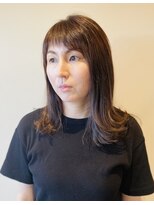 フラッシュ 春日井店&nbsp;短めのバングで大人の女性度UP!