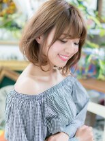 カバーヘア ブリス 戸田公園西口店(COVER HAIR bliss) ★クリアカラー♪くせ毛風無造作カール大人ボブ20代30代40代★7