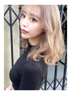 ヘアーサロン クスキ(hair salon KUSUKI) ミルクティカラー♪