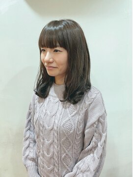 ロレ バトヘアー 下北沢(lore bat.hair) セミロングデジタルパーマ