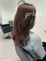 ガーベラ(gerbera) パープル/艶ロングstyle