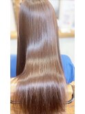 艶髪ヘッドスパを受けられたお客様へア