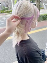 プログレス 仙台駅東口店(PROGRESS) blond×lavender　セクションカラー